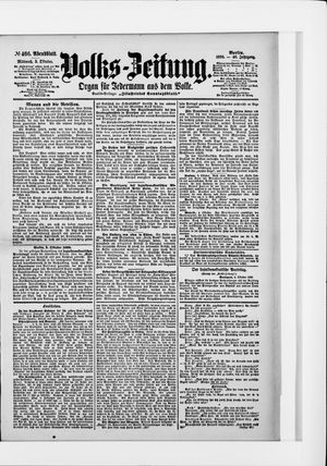 Volks-Zeitung vom 05.10.1898