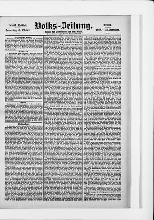 Volks-Zeitung vom 06.10.1898