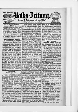 Volks-Zeitung vom 07.10.1898