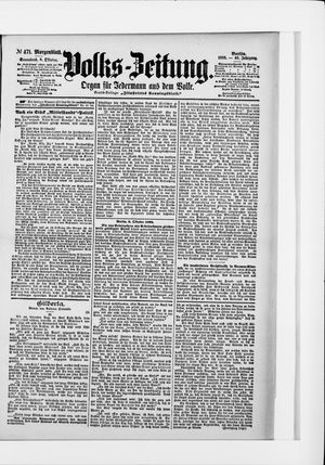 Volks-Zeitung vom 08.10.1898