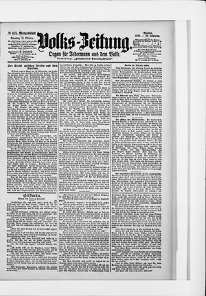 Volks-Zeitung vom 11.10.1898