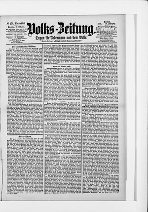 Volks-Zeitung vom 11.10.1898