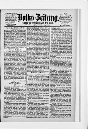 Volks-Zeitung vom 12.10.1898