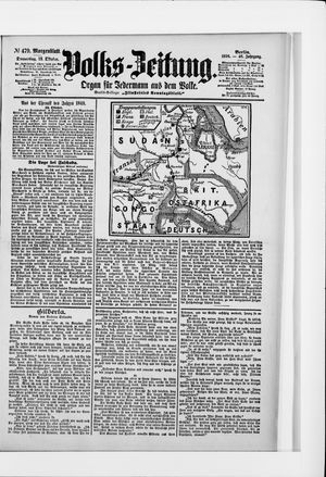 Volks-Zeitung vom 13.10.1898