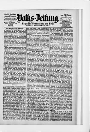 Volks-Zeitung vom 13.10.1898