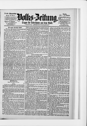 Volks-Zeitung vom 14.10.1898