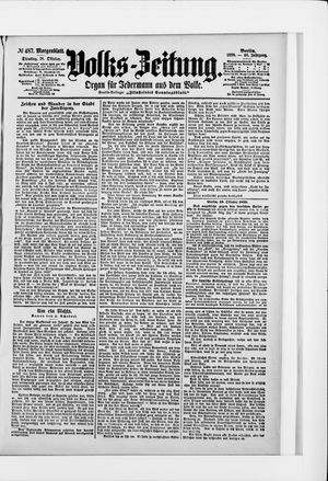 Volks-Zeitung vom 18.10.1898