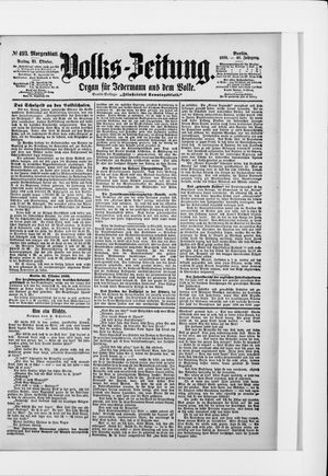 Volks-Zeitung vom 21.10.1898