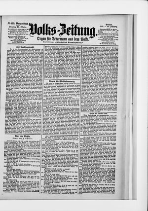 Volks-Zeitung on Oct 25, 1898