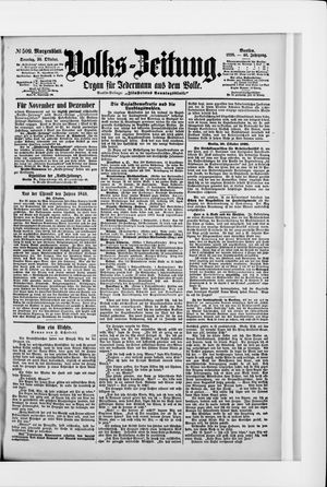 Volks-Zeitung vom 30.10.1898
