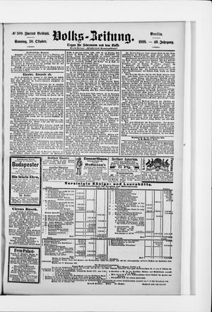 Volks-Zeitung vom 30.10.1898