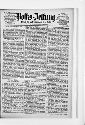 Volks-Zeitung vom 01.11.1898