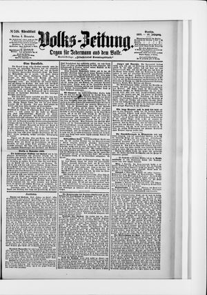 Volks-Zeitung vom 04.11.1898