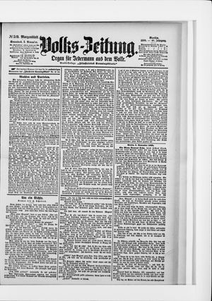 Volks-Zeitung vom 05.11.1898