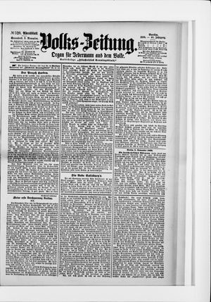 Volks-Zeitung vom 05.11.1898