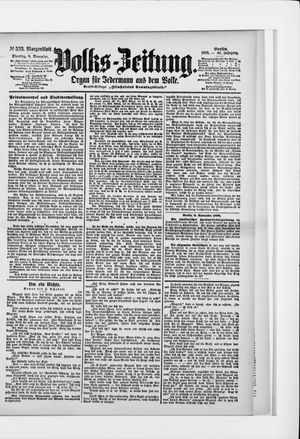 Volks-Zeitung vom 08.11.1898