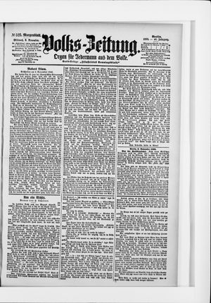 Volks-Zeitung vom 09.11.1898