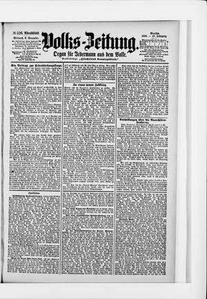 Volks-Zeitung vom 09.11.1898
