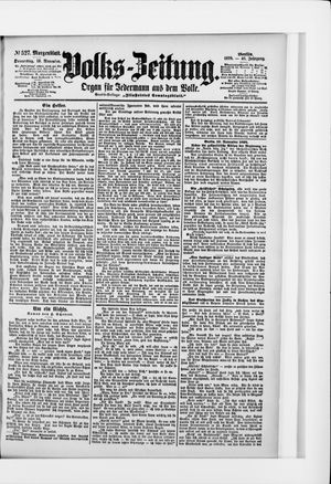 Volks-Zeitung vom 10.11.1898