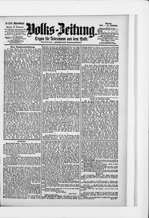 Volks-Zeitung vom 11.11.1898
