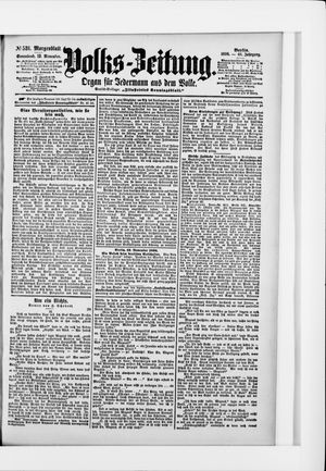 Volks-Zeitung vom 12.11.1898