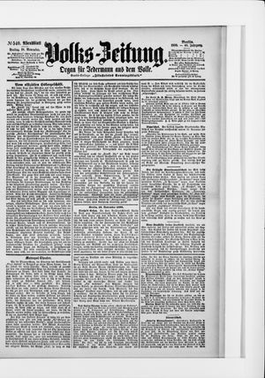 Volks-Zeitung vom 18.11.1898