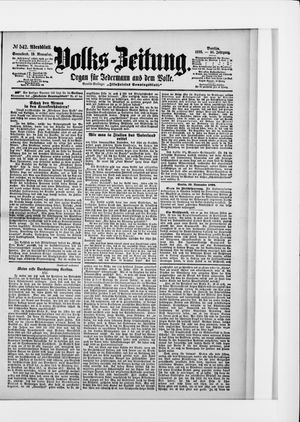 Volks-Zeitung vom 19.11.1898