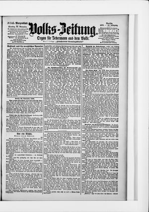 Volks-Zeitung vom 22.11.1898