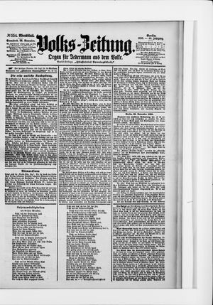 Volks-Zeitung vom 26.11.1898