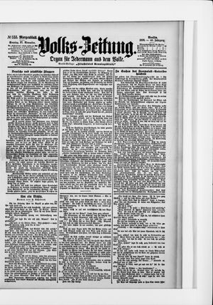 Volks-Zeitung vom 27.11.1898