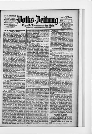Volks-Zeitung vom 02.12.1898