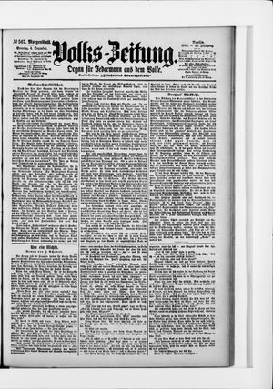 Volks-Zeitung vom 04.12.1898
