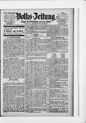 Volks-Zeitung vom 07.12.1898