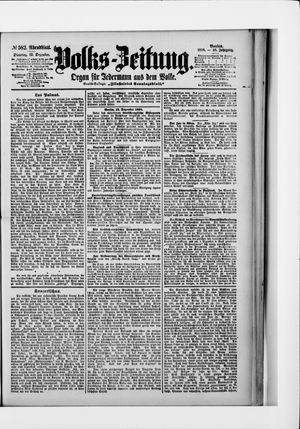 Volks-Zeitung vom 13.12.1898