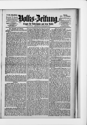 Volks-Zeitung vom 15.12.1898