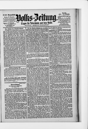Volks-Zeitung vom 16.12.1898