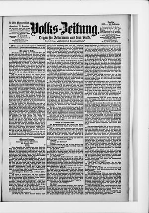 Volks-Zeitung vom 17.12.1898