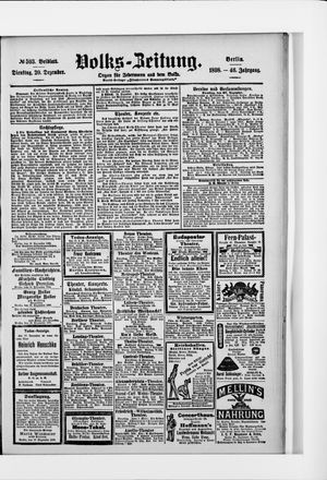 Volks-Zeitung on Dec 20, 1898