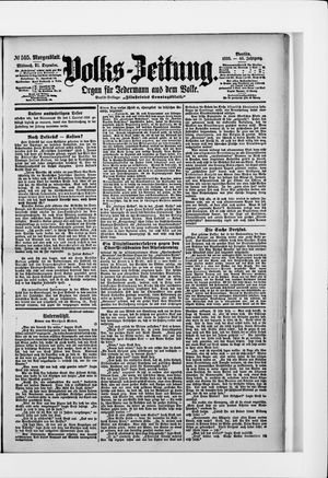 Volks-Zeitung vom 21.12.1898