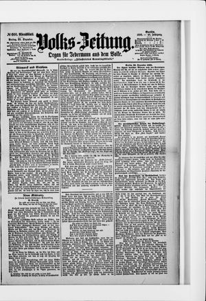 Volks-Zeitung vom 23.12.1898