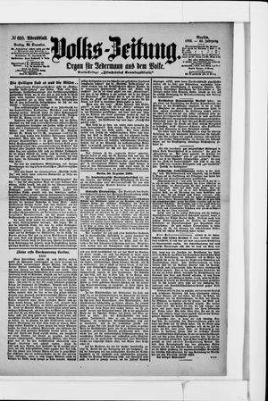 Volks-Zeitung vom 30.12.1898