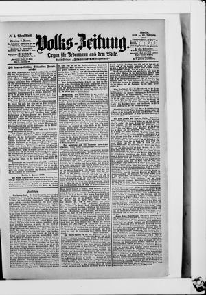 Volks-Zeitung vom 03.01.1899