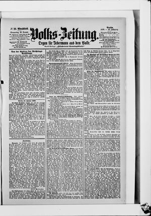 Volks-Zeitung vom 12.01.1899