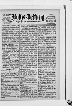 Volks-Zeitung vom 10.02.1899