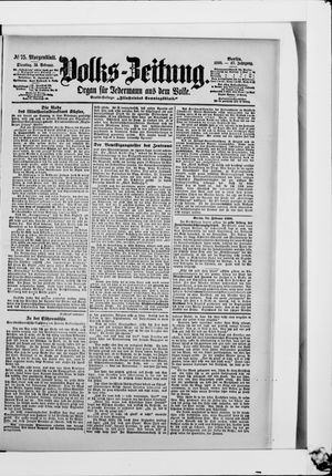 Volks-Zeitung vom 14.02.1899