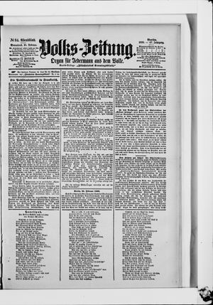 Volks-Zeitung vom 18.02.1899