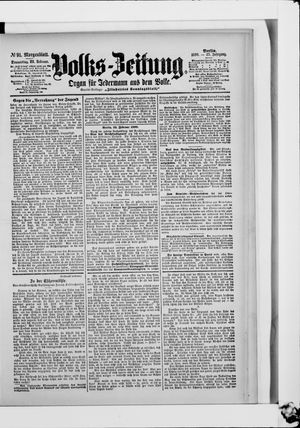 Volks-Zeitung vom 23.02.1899