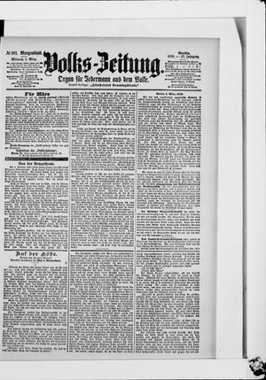 Volks-Zeitung vom 01.03.1899