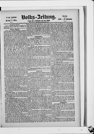 Volks-Zeitung on Mar 3, 1899