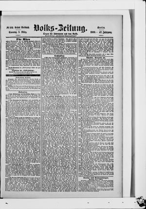 Volks-Zeitung vom 05.03.1899